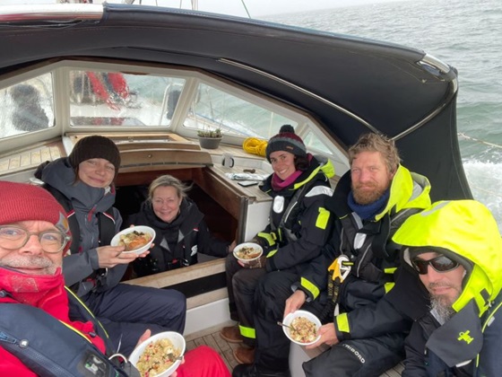 Formation navigation hauturière au cours d'une traversée de l'Atlantique en voilier