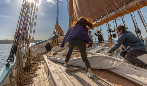 Navigation active : croisière hauturière et côtière sur un voilier traditionnel