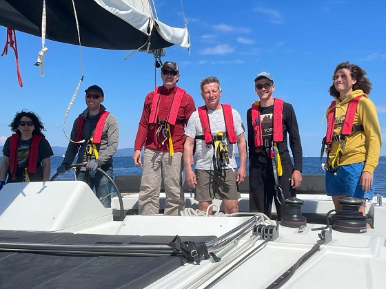 Formation navigation hauturière au cours d'une traversée de l'Atlantique en voilier