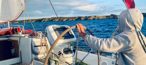 Formation navigation hauturière au cours d'une traversée de l'Atlantique en voilier