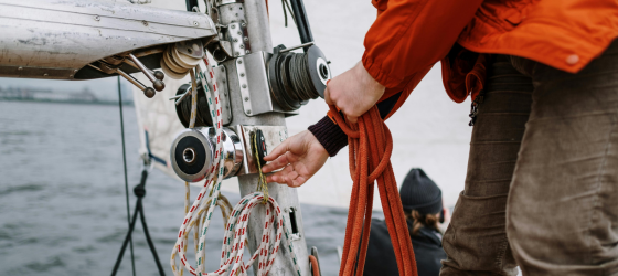 Le déroulé du stage d'initiation voile habitable et les apprentisages pédagogiques