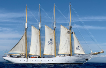 Croisière voile sur grand voilier traditionnel au départ d'Italie