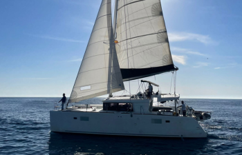 Transatlantique à la voile en catamaran